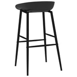 NNEVL Bar Chairs 4 pcs Black