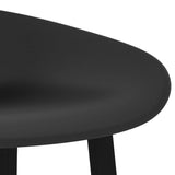 NNEVL Bar Chairs 4 pcs Black