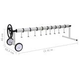 NNEVL Pool Cover Roller with Stainless Steel Base