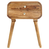 NNEVL Bedside Cabinet 43x30x58 cm Solid Mango Wood