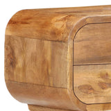 NNEVL Bedside Cabinet 43x30x58 cm Solid Mango Wood