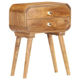 NNEVL Bedside Cabinet 43x30x58 cm Solid Mango Wood