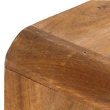 NNEVL TV Cabinet 90x35x47 cm Solid Mango Wood