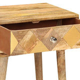 NNEVL Bedside Cabinet 43x30x58 cm Solid Mango Wood