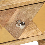 NNEVL Bedside Cabinet 43x30x58 cm Solid Mango Wood