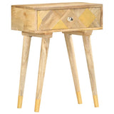 NNEVL Bedside Cabinet 43x30x58 cm Solid Mango Wood