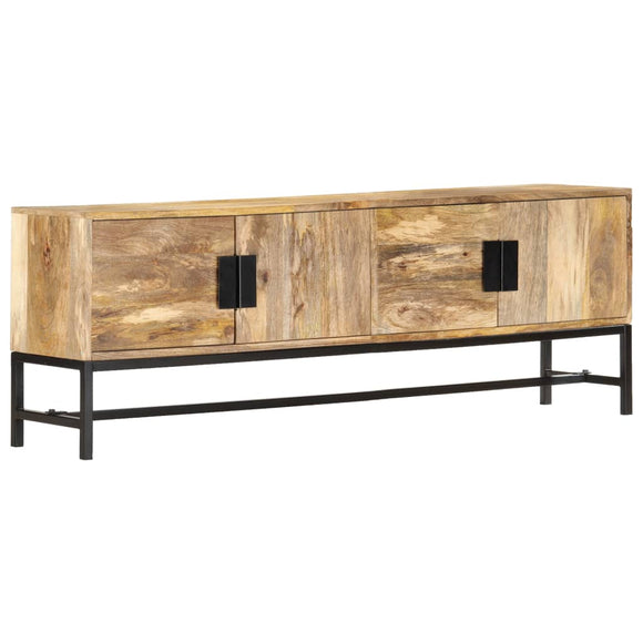 NNEVL TV Cabinet 140x30x50 cm Solid Mango Wood