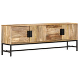 NNEVL TV Cabinet 140x30x50 cm Solid Mango Wood