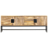 NNEVL TV Cabinet 140x30x50 cm Solid Mango Wood