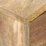 NNEVL TV Cabinet 140x30x50 cm Solid Mango Wood