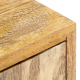 NNEVL TV Cabinet 140x30x50 cm Solid Mango Wood