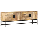 NNEVL TV Cabinet 140x30x50 cm Solid Mango Wood