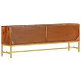 NNEVL TV Cabinet 140x30x50 cm Solid Acacia Wood