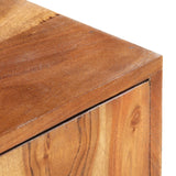NNEVL TV Cabinet 140x30x50 cm Solid Acacia Wood