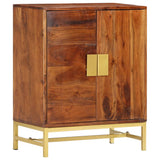NNEVL Sideboard 60x35x75 cm Solid Acacia Wood