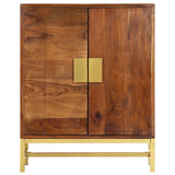 NNEVL Sideboard 60x35x75 cm Solid Acacia Wood