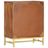 NNEVL Sideboard 60x35x75 cm Solid Acacia Wood