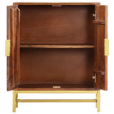 NNEVL Sideboard 60x35x75 cm Solid Acacia Wood