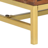 NNEVL Sideboard 60x35x75 cm Solid Acacia Wood