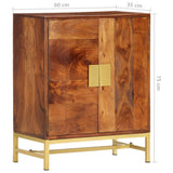 NNEVL Sideboard 60x35x75 cm Solid Acacia Wood
