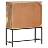 NNEVL Highboard 80x30x100 cm Solid Mango Wood