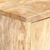 NNEVL Highboard 80x30x100 cm Solid Mango Wood