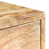 NNEVL Highboard 80x30x100 cm Solid Mango Wood