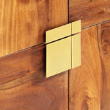 NNEVL Highboard 80x30x100 cm Solid Acacia Wood