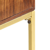 NNEVL Highboard 80x30x100 cm Solid Acacia Wood