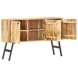 NNEVL Sideboard 118x30x75 cm Solid Mango Wood