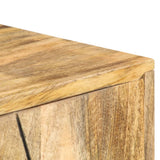 NNEVL Sideboard 118x30x75 cm Solid Mango Wood