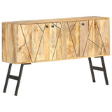 NNEVL Sideboard 118x30x75 cm Solid Mango Wood