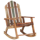 NNEVL Garden Rocking Chair Solid Reclaimed Wood