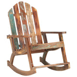NNEVL Garden Rocking Chair Solid Reclaimed Wood