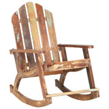 NNEVL Garden Rocking Chair Solid Reclaimed Wood