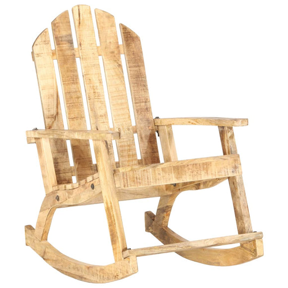 NNEVL Garden Rocking Chair Solid Mango Wood