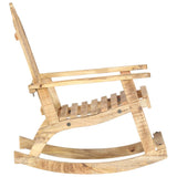 NNEVL Garden Rocking Chair Solid Mango Wood