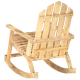 NNEVL Garden Rocking Chair Solid Mango Wood