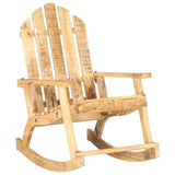 NNEVL Garden Rocking Chair Solid Mango Wood