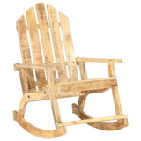 NNEVL Garden Rocking Chair Solid Mango Wood