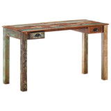 NNEVL Desk 130x55x76 cm Solid Reclaimed Wood