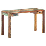 NNEVL Desk 130x55x76 cm Solid Reclaimed Wood