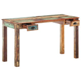 NNEVL Desk 130x55x76 cm Solid Reclaimed Wood