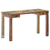 NNEVL Desk 130x55x76 cm Solid Reclaimed Wood
