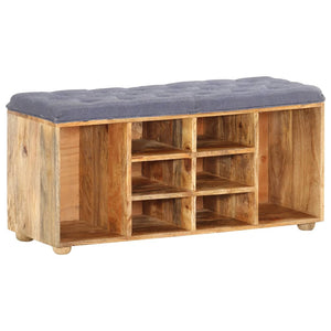NNEVL Hall Bench 100x35x47 cm Solid Mango Wood