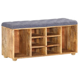 NNEVL Hall Bench 100x35x47 cm Solid Mango Wood