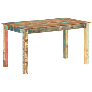 NNEVL Dining Table Solid Reclaimed Wood 140x70x76 cm