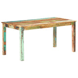 NNEVL Dining Table Solid Reclaimed Wood 160x80x76 cm