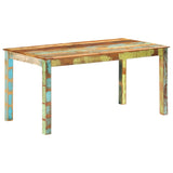 NNEVL Dining Table Solid Reclaimed Wood 160x80x76 cm