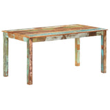 NNEVL Dining Table Solid Reclaimed Wood 160x80x76 cm